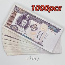 1000Pcs, Mongolia, 100 Tugrik Banknote Currency Brick, UNC Random Year & Number