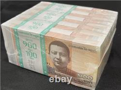 1000pc Cambodia 100 Riels Banknote 2014 World Paper Money UNC Currency Bill Note