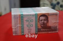 1000pc Cambodia 100 Riels Banknote 2014 World Paper Money UNC Currency Bill Note