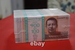 1000pc Cambodia 100 Riels Banknote 2014 World Paper Money UNC Currency Bill Note