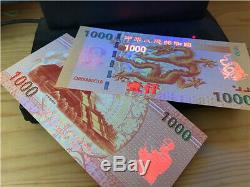 100PCS China Giant Dragon Test Banknote/ Paper Money/ Currency/ UNC