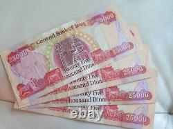 100,000 New Iraqi Dinar Iqd Unc Banknotes 100k Iqd Iraq Money / Currency