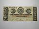 $100 1863 Milledgeville Georgia Obsolete Currency Bank Note Bill State Of Ga Unc
