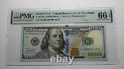 $100 2017 Fancy Repeater Serial Number Federal Reserve Currency Bank Note UNC66