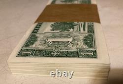 (100) Bank Pack Paraguay 1 Guarani 1952 Banknotes World Paper Money UNC Currency