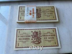 100 Finland 1 Markka 1963 Banknote World Paper Money UNC Currency Bill Note