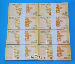 100 PCS of China Giant Dragon Test Banknote/ Paper Money/ Currency/ UNC