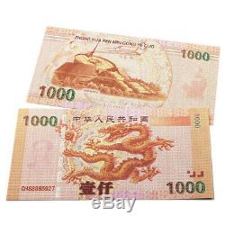 100 Pieces of China Giant Dragon Test Banknote/ Paper Money/ Currency/ UNC