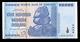 100 Trillion Dollars Currency. Zimbabwe. Crisp Unc. 2008. P-91 (550-410)