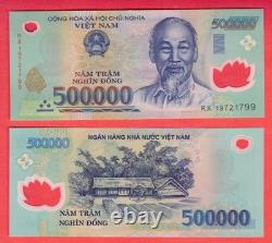 100 Trillion Zimbabwe $, 500,000 Vietnam Dong & A 25, 000 Iraqi Dinar Unc Lot