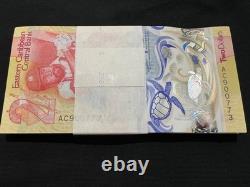 100x Eastern Caribbean $2 Banknote World Paper Money UNC Currency Bundle