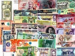 102 Countries 102PCS 100 Different UNC World Banknotes Bundle set+Currency Album