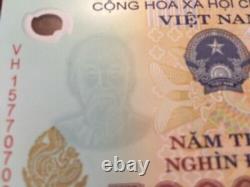 10,000,000 Vietnamese 500,000 Dong Currency 20 X 500k P-124 UNC VIETNAM 10 MIL