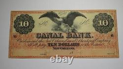 $10 18 New Orleans LA Obsolete Currency Bank Note Remainder Bill Gem UNC++++