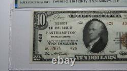 $10 1929 Easthampton Massachusetts MA National Currency Bank Note Bill UNC65EPQ