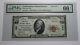 $10 1929 Easthampton Massachusetts National Currency Bank Note Bill Unc66epq Pmg