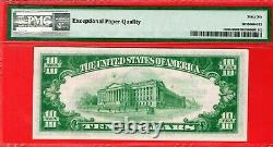 $10 1929 FRBN New York PMG 66 GEM UNC EPQ 1860-B NATIONAL CURRENCY B03408197A