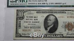 $10 1929 Perth Amboy New Jersey NJ National Currency Bank Note Bill #12524 UNC58