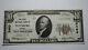 $10 1929 Pittsburg Kansas Ks National Currency Bank Note Bill #3463 Crisp Unc