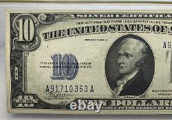 $10 1934A PCGS Choice UNC 63 NORTH AFRICA Silver Certificate