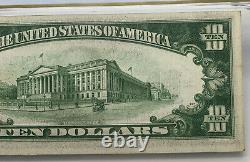 $10 1934A PCGS Choice UNC 63 NORTH AFRICA Silver Certificate