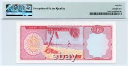 $10 1974 Cayman Island Currency Board, Pick #7a PMG Gem UNC 66 EPQ