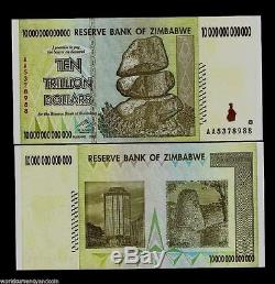 10, 20, 50 Trillion Zimbabwe Dollar Money Currency. Unc USA Seller 100
