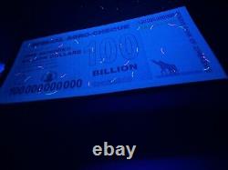 10 Zimbabwe 100 Billion Dollars Special Agro-Cheque, 2008, P-64z, UNC