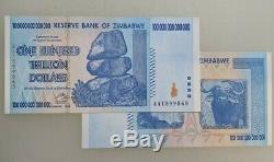 10- Zimbabwe 100 Trillion Dollars, AA /2008 Series, P-91, UNC, Banknote Currency