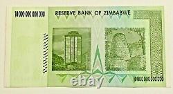 10 x 10 TRILLION DOLLAR UNC ZIMBABWE BANKNOTES = 100 TRILLION 2008 ZIM CURRENCY