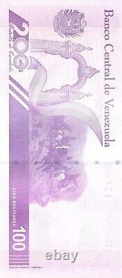 10pcs x Banknotes Venezuela 100 Bolivares Digitales UNC. Currency Bill Note