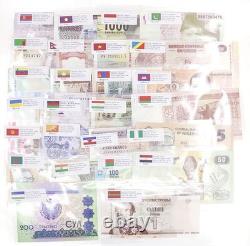 10x 50Pcs Different Banknotes World Paper Money Collection Gift English Label
