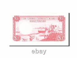 #113435 Banknote, Gambia, 1 Pound, 1965, Undated, KM2a, UNC