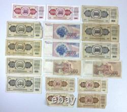 13 Yugoslavia 50000 Dinara 1988 Banknote World Paper Money Currency UNC withBonus