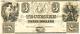 1838 Tecumseh Bank Michigan $3 Currency Note Lazy 3's Scarce Nice Unc