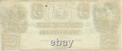 1838 TECUMSEH BANK MICHIGAN $3 CURRENCY NOTE LAZY 3's SCARCE NICE UNC