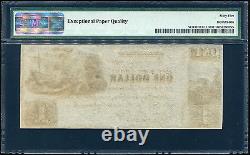 1840's $1 John Garrett Maryland, Williamsport Obsolete Banknote Pmg Unc-65epq