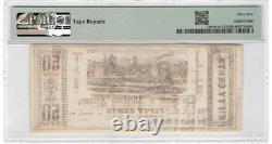 1856 PENNSYLVANIA Alleghany Furnace 50c PA Obsolete Banknote Currency, PMG UNC62