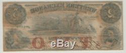 1857 $2 Western Exchange Omaha Nebraska Obsolete Currency Pmg About Unc 53