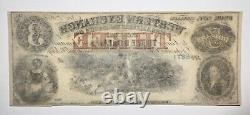 1857 $3 The Western Exchange, Omaha City, Nebraska, Obsolete Currency UNC