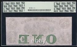 1863 $1 The Bank Of De Soto Nebraska Obsolete Currency Note Pcgs Unc-63ppq