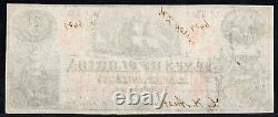 1863 US Obsolete Currency Civil War Era CR17 State of Florida $3 AU Unc Beauty