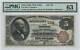 1882 $5 National Bank Note New York, Ny Brown Back Pmg Ch Unc 63 89188a