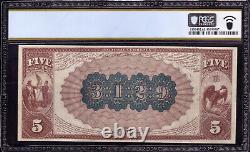 1882 Bb $5 Saint Paul Nebraska National Banknote Currency Pcgs B Choice Unc 63