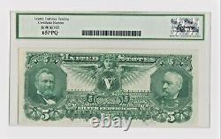 1896 Fr. 268 Silver Certificate $5 Legacy Gem New UNC 65 PPQ Educational Series