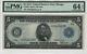 1914 $5 Federal Reserve Note Currency Chicago Fr. 868 Pmg Choice Unc 64 Epq
