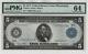 1914 $5 Federal Reserve Note Currency Philadelphia Fr. 855a Pmg Choice Unc Cu 64