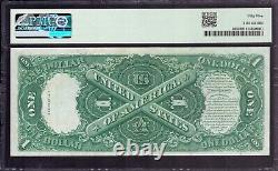 1917 $1 Legal Tender Note Currency Fr. 36 Teehee Burke Pmg About Unc Au 55