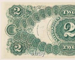 1917 $2 Dollar Legal Tender Large Size Currency Bank Note Fr-57 AU Almost UNC