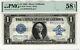 1923 $1 Silver Certificate Note Currency Fr. 238 Woods/white Pmg About Unc 58 Epq